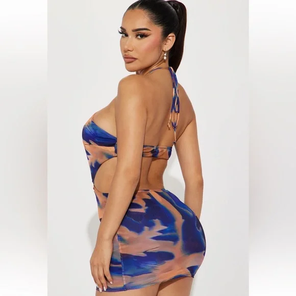 FASHIONNOVA Mesh Mini dress - Picture 2 of 3